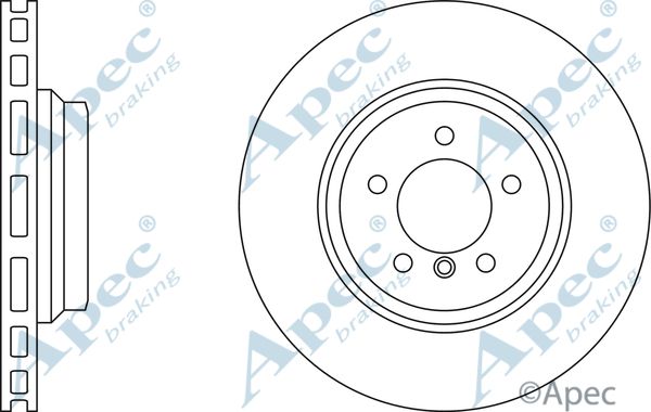 APEC BRAKING stabdžių diskas DSK2476